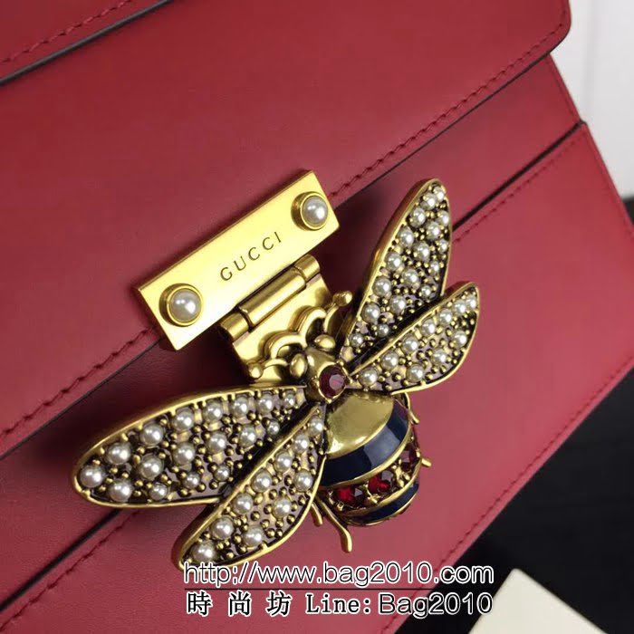 GUCCI古馳原單 新款專櫃品質高仿原單質量實物實拍476541全皮 大紅手提包 波士頓包 HY1290